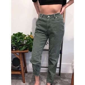 Corduroy mom jean